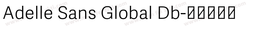 Adelle Sans Global Db字体转换